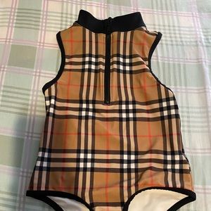 Girls burberry swimsuit
